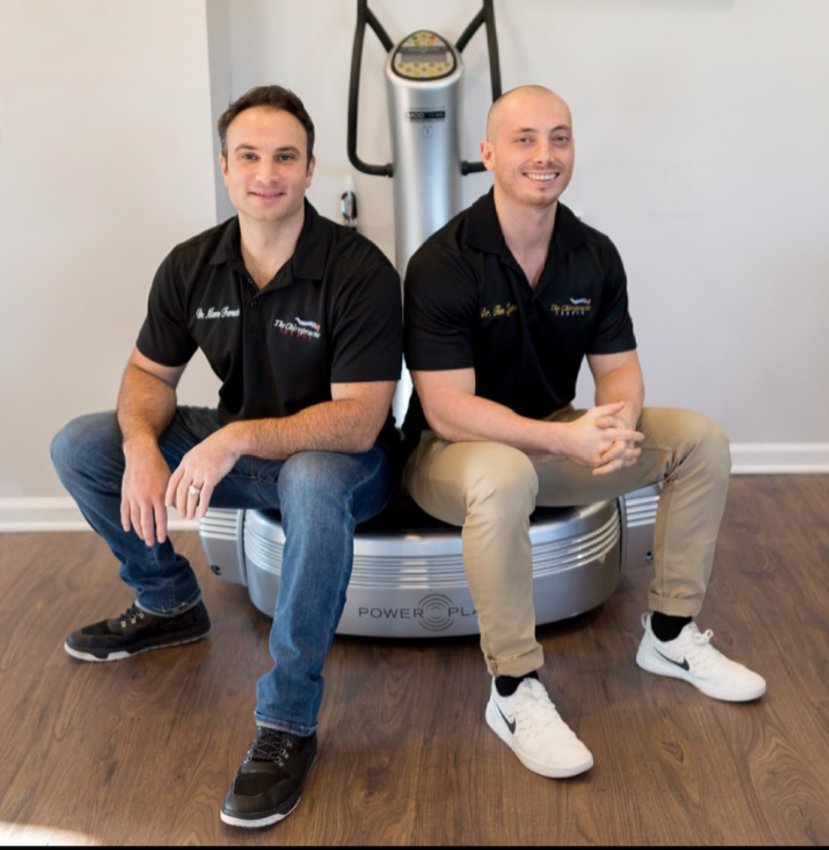 Dr. Marco Ferrucci and Dr. Tim Lyons at The Chiropractic Source in. Cedar Grove, New Jersey.